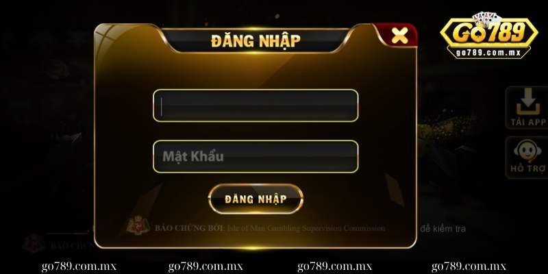 Đăng nhập vào tài khoản vào tài khoản bản thân vừa hoàn thiện