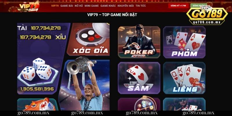 Giới thiệu các trò chơi nổi bật của sảnh game Vip79
